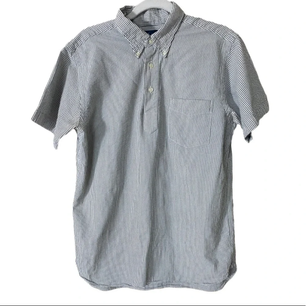 Ralph Lauren seersucker front pocket shirt m